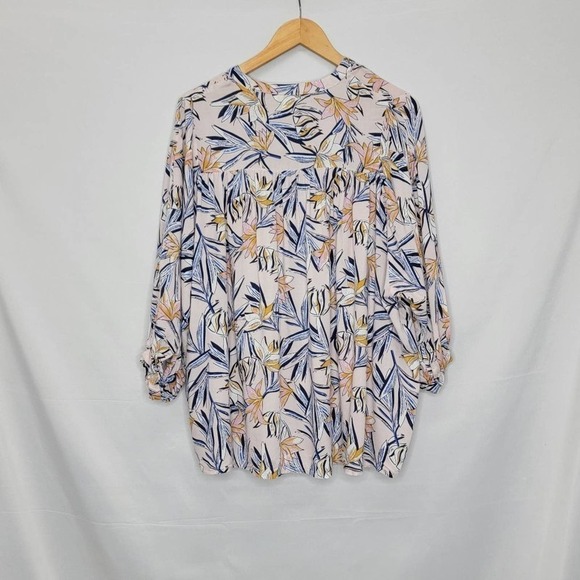 FINN & Grace Floral print Oversized Bubble Sleeve - Picture 13 of 14